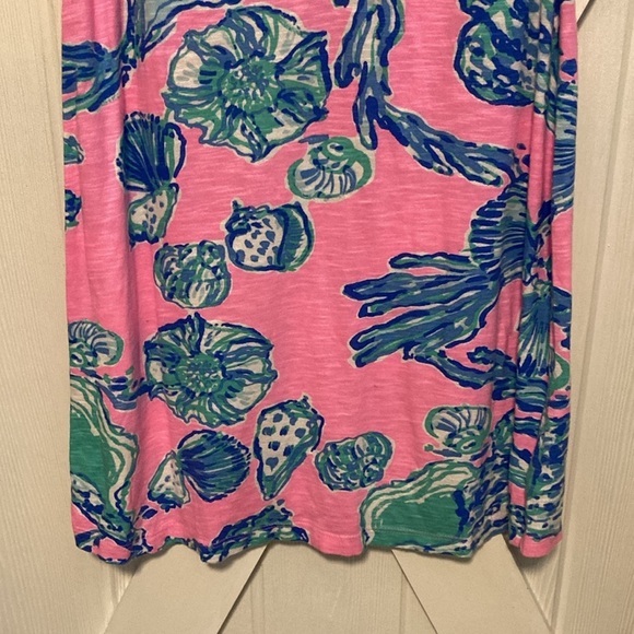 Lilly Pulitzer Pink Blue Shells Shift Dress - Picture 3 of 9